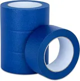 Blue Painters Tape, 2 Inch Masking Tape Bulk for Multi-Surface, Produce ...