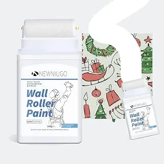 White Paint,White Wall Paint Repair Roller - Portable Coating Tool for E...
