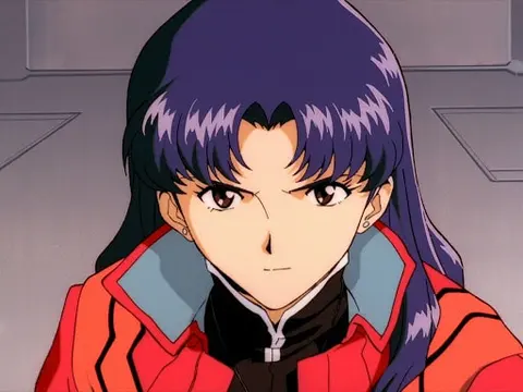 misato katsuragi anime girls with purple hair