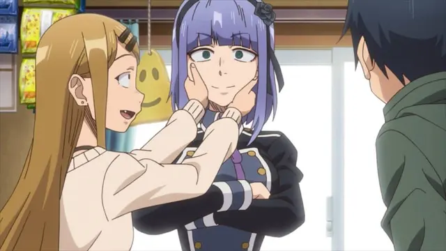hotaru shidare dagashi kashi anime girls with purple hair