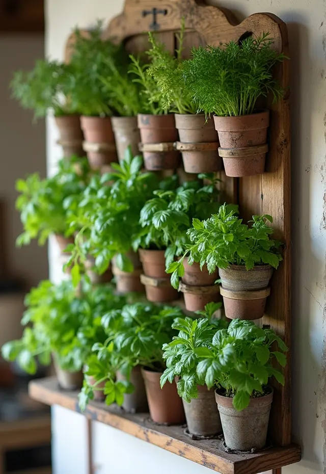 12 Cozy Indoor Winter Garden Ideas to Brighten Your Home - 1. Hanging Herb Garden