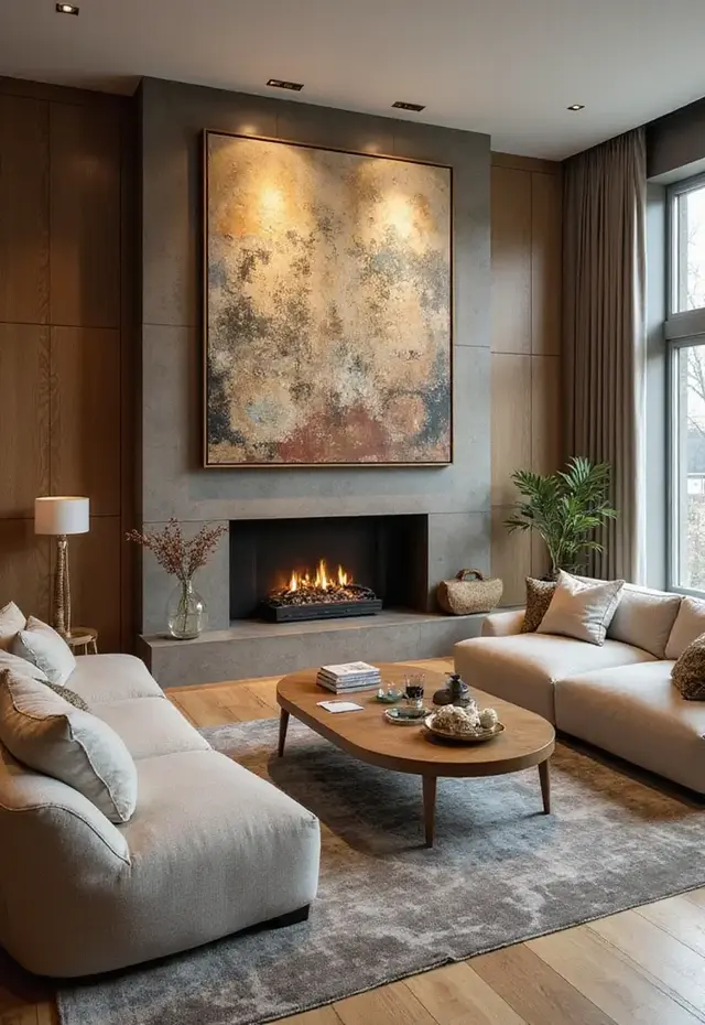 25 Luxurious Living Room Trends for 2026 That'll Make Your Friends Jealous (#18 Will Blow Your Mind!) - 10. Custom Art Installations