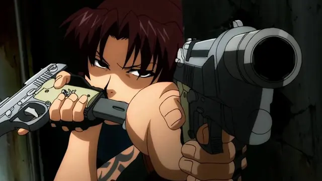 revy black lagoon 25 hottest tan skinned and dark skinned anime girls
