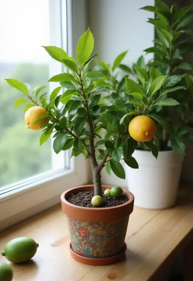 12 Cozy Indoor Winter Garden Ideas to Brighten Your Home - 6. Indoor Citrus Trees