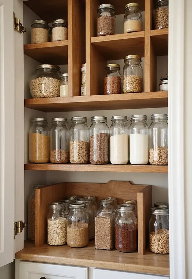 19 DIY Pantry Ideas That Are Budget-Friendly and Stylish - 8. DIY Shelf Dividers
