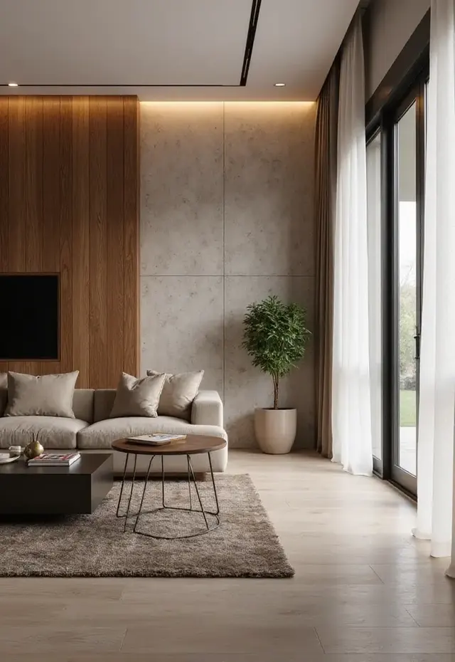 25 Luxurious Living Room Trends for 2026 That'll Make Your Friends Jealous (#18 Will Blow Your Mind!) - 6. Textured Walls