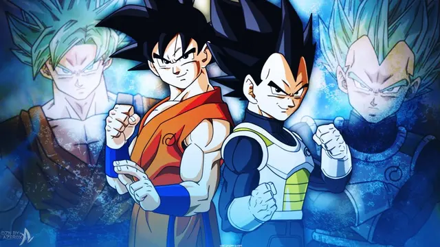 goku vegeta dragon ball