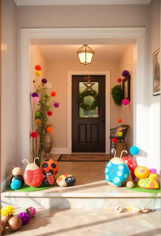 14 Budget Valentines Door Decor Ideas That Look Expensive - 11. DIY Love Bugs