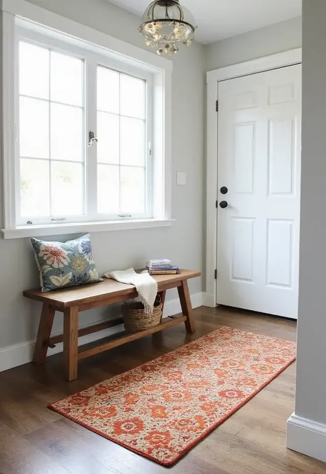 15 Small Mud Room Ideas That Prove Size Doesn’t Matter - 12. Slip-Resistant Rugs