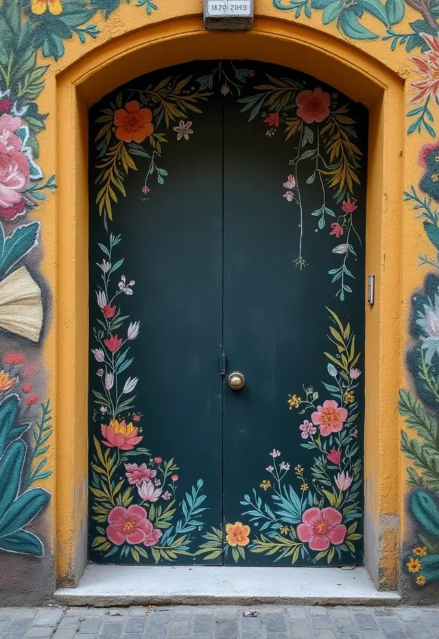 21 Creative DIY Door Mural Ideas That'll Make Your Neighbors Jealous - 21. Interactive Murals