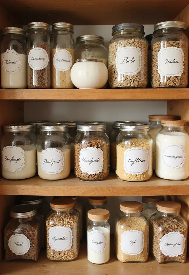 19 DIY Pantry Ideas That Are Budget-Friendly and Stylish - 11. DIY Pantry Labels