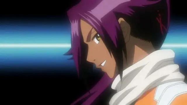 yoruichi shihoin bleach anime girls with purple hair