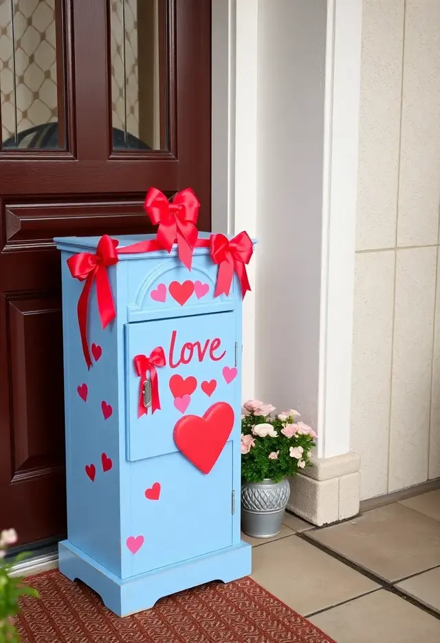 14 Budget Valentines Door Decor Ideas That Look Expensive - 14. Love Letter Box