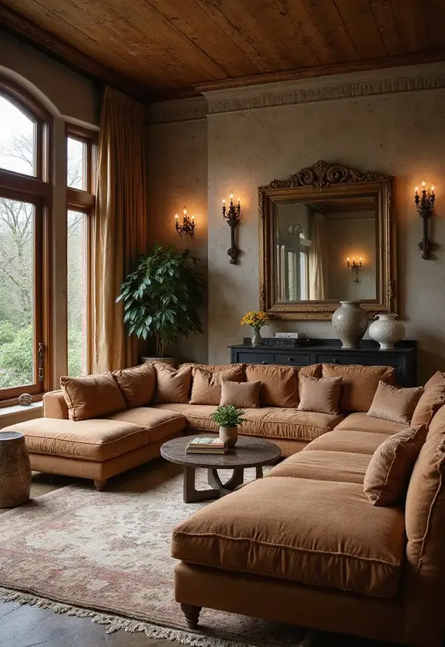 25 Luxurious Living Room Trends for 2026 That'll Make Your Friends Jealous (#18 Will Blow Your Mind!) - 22. Warm Metal Accents