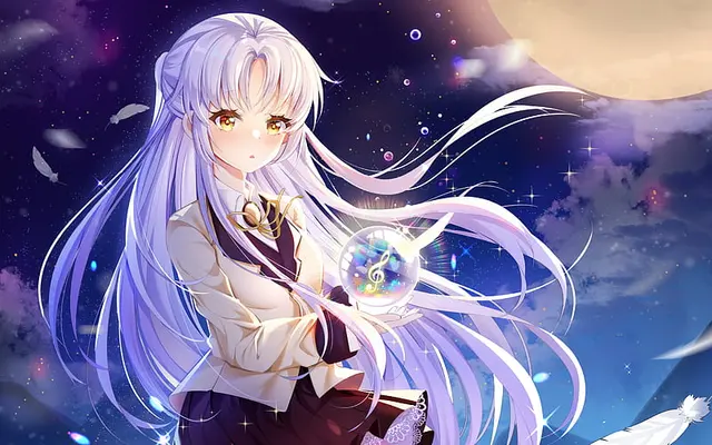 kanade tachibana(angel beats!) 36 cute anime characters