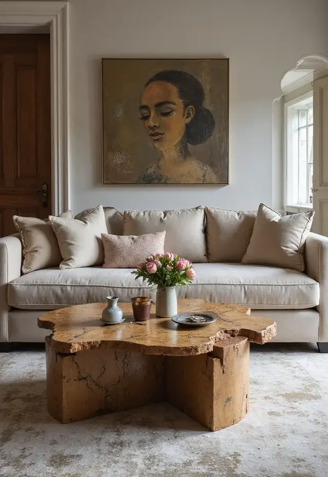 25 Luxurious Living Room Trends for 2026 That'll Make Your Friends Jealous (#18 Will Blow Your Mind!) - 25. Unique Coffee Tables