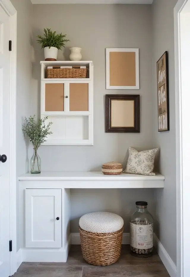 15 Small Mud Room Ideas That Prove Size Doesn’t Matter - 11. Practical Wall Decor