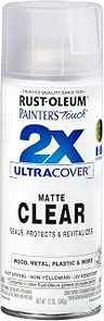 Rust-Oleum 334022 Painter's Touch 2X Ultra Cover Spray Paint, 12 oz, Mat...