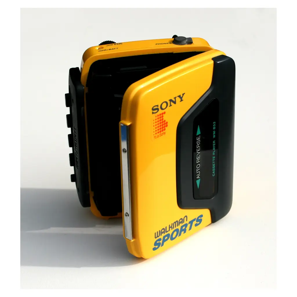 The yellow Sports Walkman