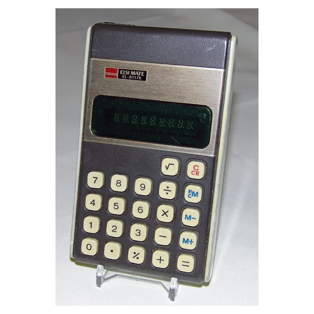 The Sharp pocket calculator
