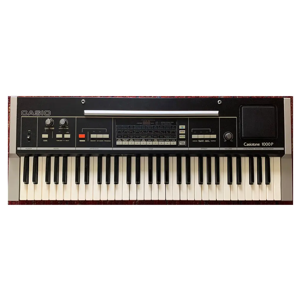 A Casiotone keyboard at home