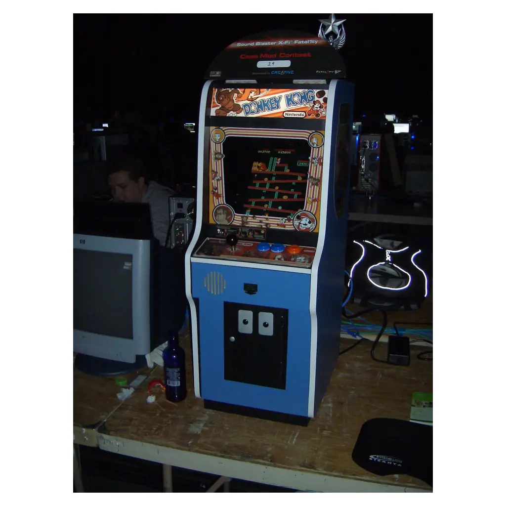 Donkey Kong and the barrel jump