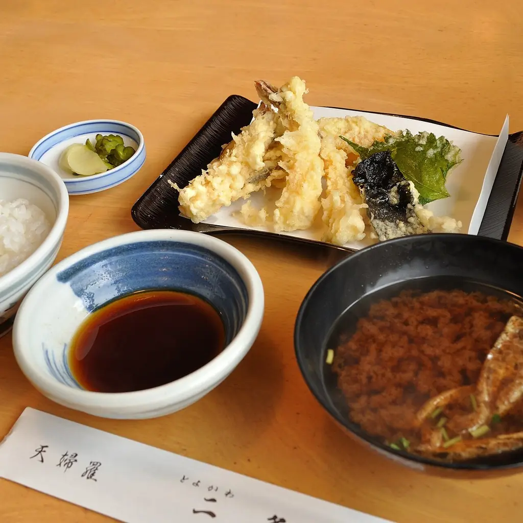 Tempura with its light coating