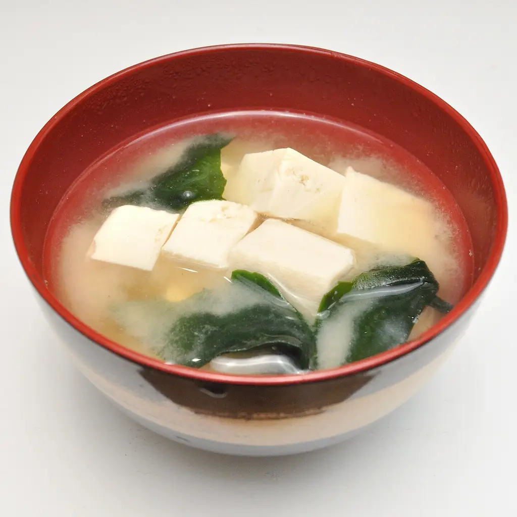 Miso soup before the main dish