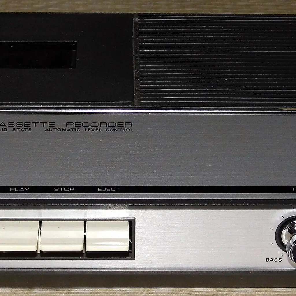 The tape deck that traveled with the stereo