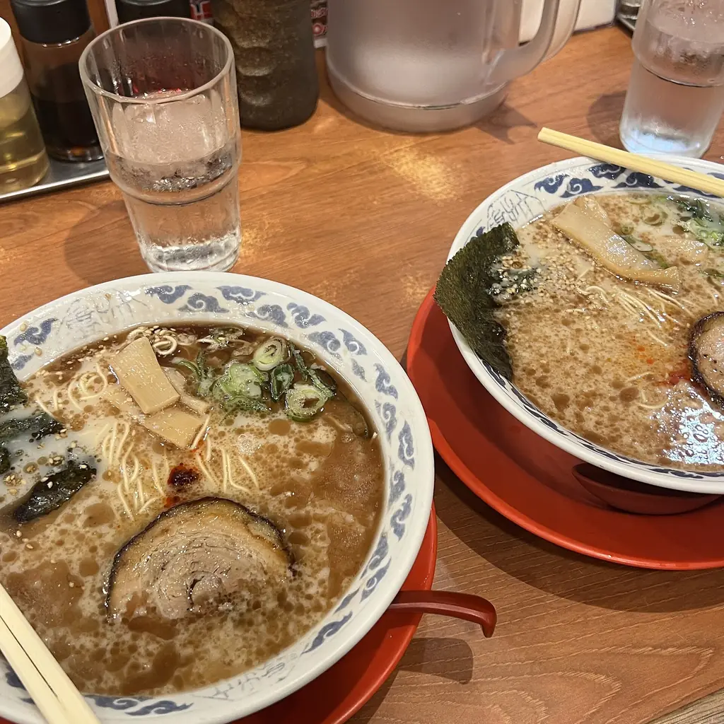 A bowl of ramen from the local shop