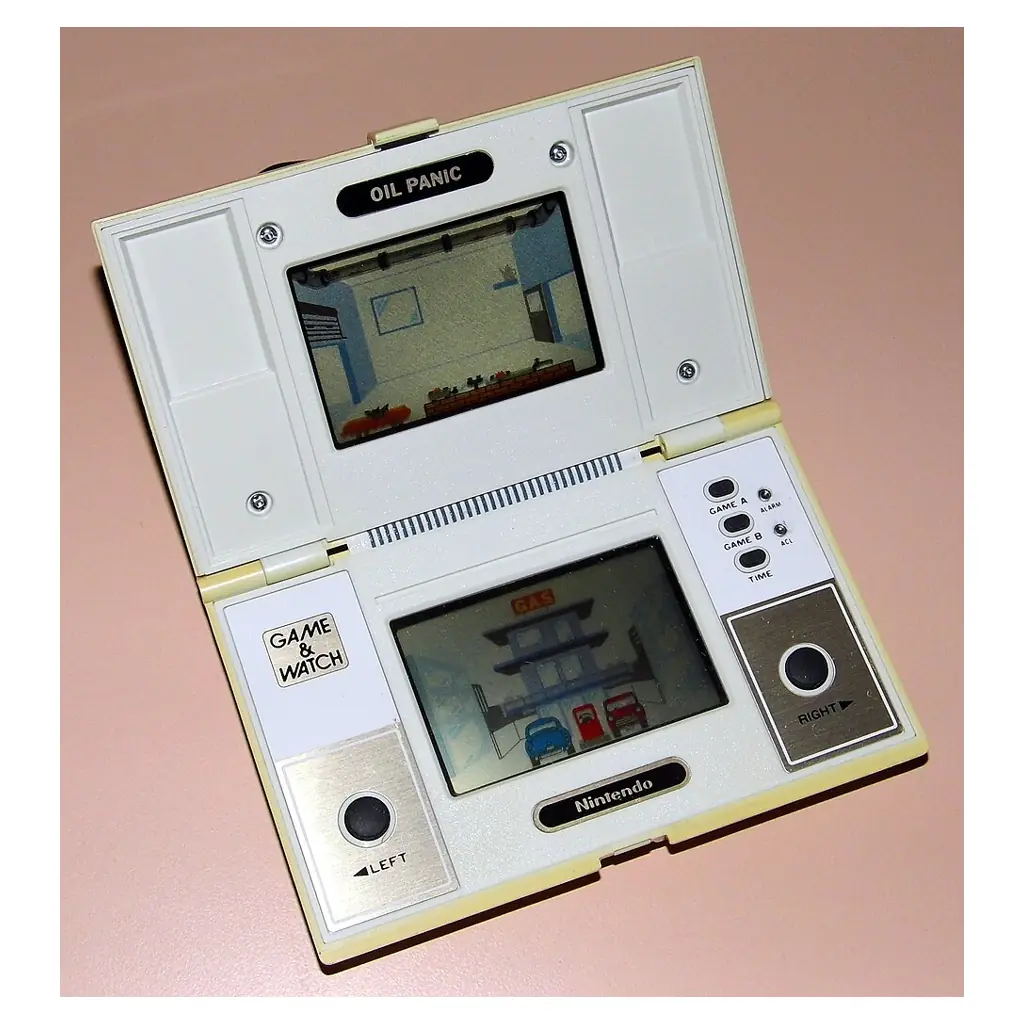 Nintendo Oil Panic Game & Watch, model OP-51, 1982.