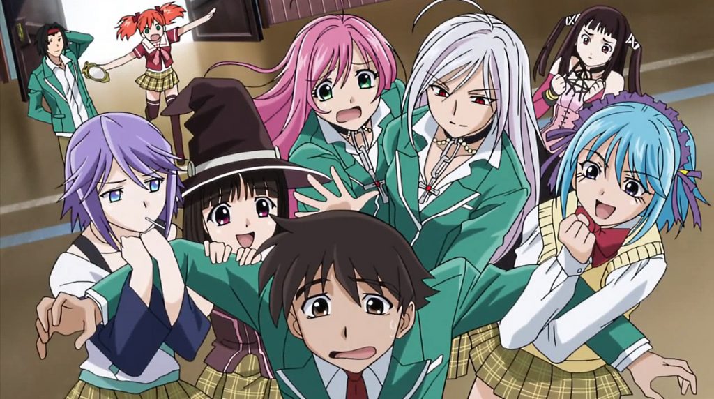 rosario vampire best fan service anime of all time