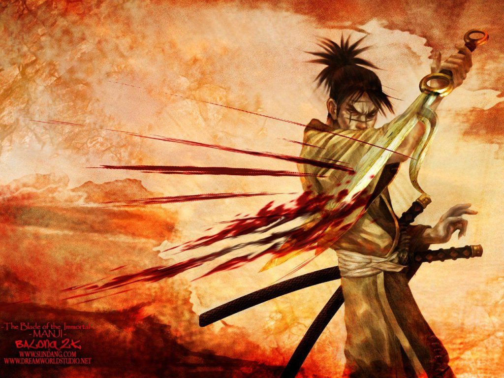 blade of the immortal best anime sword fights