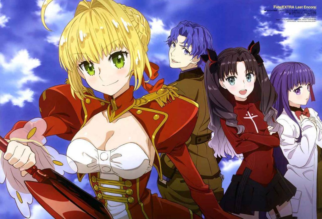 fate extra last encore 10 of the best fate anime series of all time according to fans