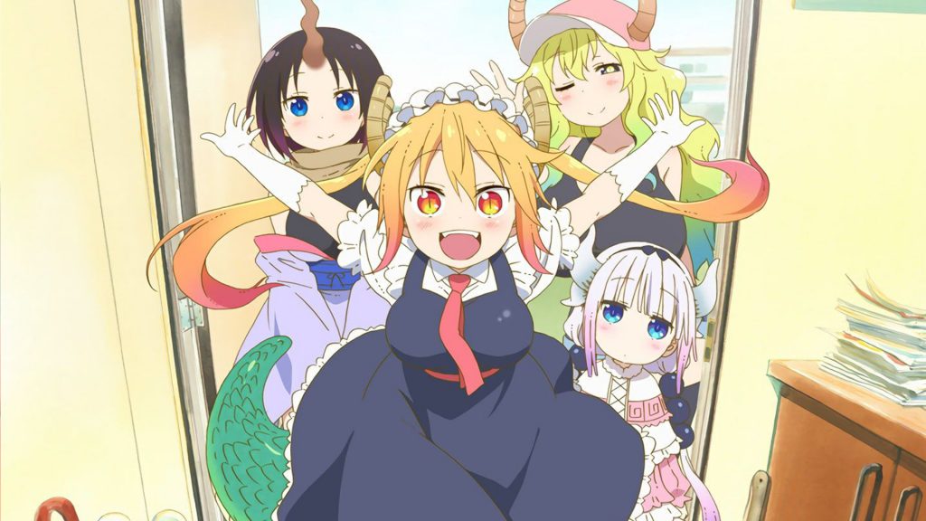 kobayashi san chi no maid dragon anime like the time i got reincarnated as a slime
