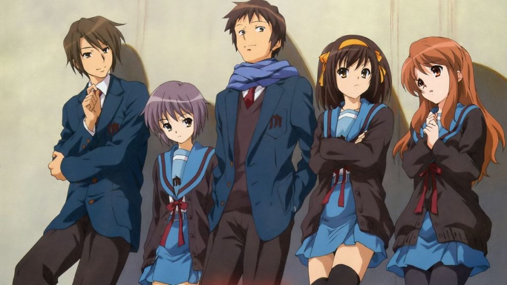 the disappearance of haruhi suzumiya best shoujo anime from 70s to today