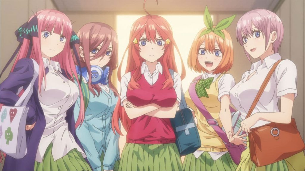 the quintessential quintuplets best anime like fruit basket