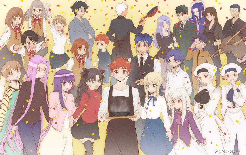 todays menu for the emiya family best fate anime of all time according to fans