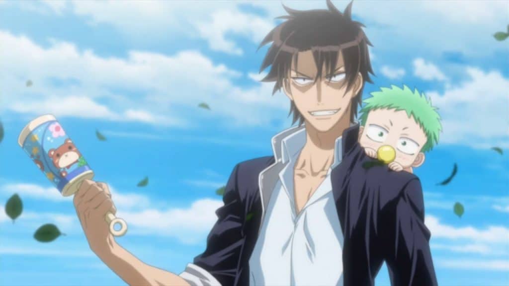 beelzebub and oga anime with overpowered main character
