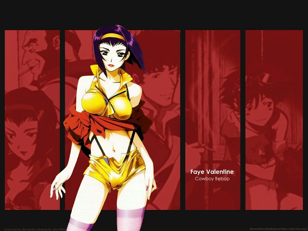 faye valentine best female anime characters