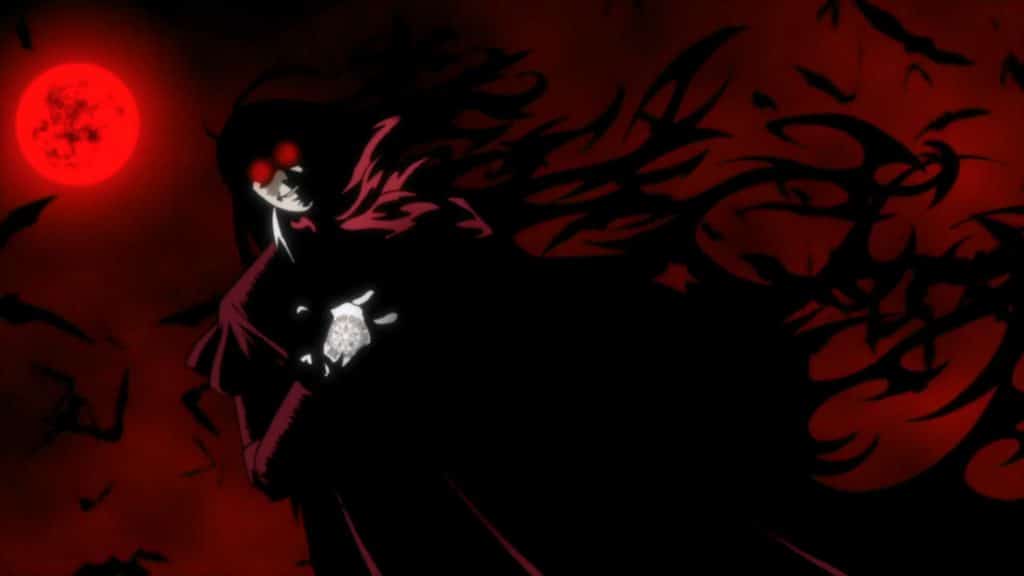 hellsing ultimate alucard anime with overpowered main character