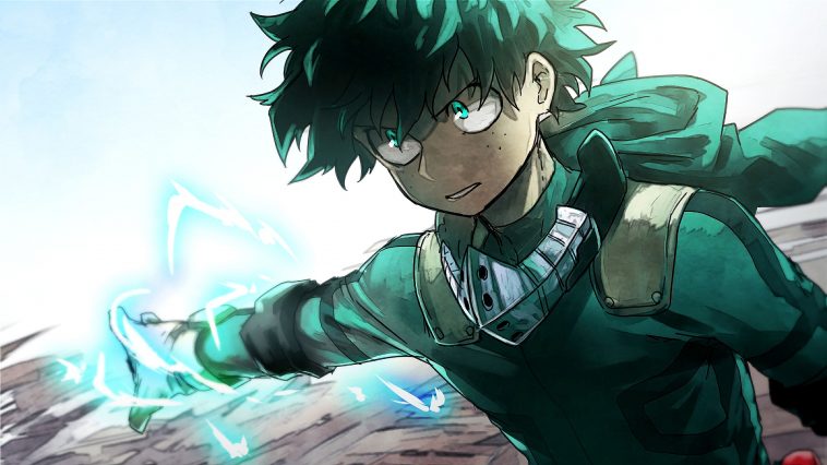 izuku midoriya my hero academia anime characters with green hair