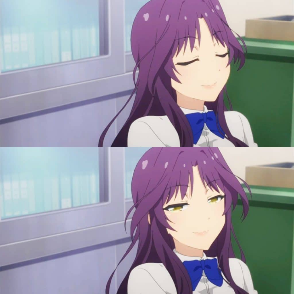 kyou goshouin and you thought there is never a girl online anime girls with purple hair