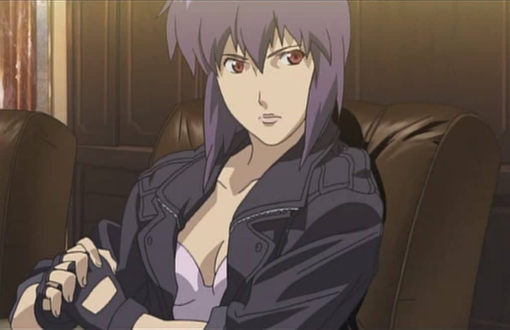 major motoko kusanagi best female anime characters