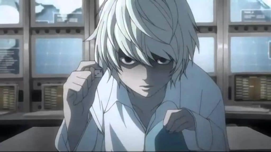 nate river death note anime characters with white hair