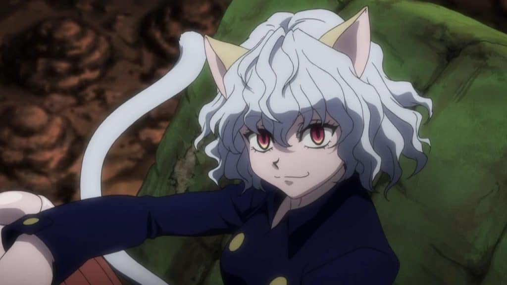 neferpitou hunter x hunter anime characters with white hair