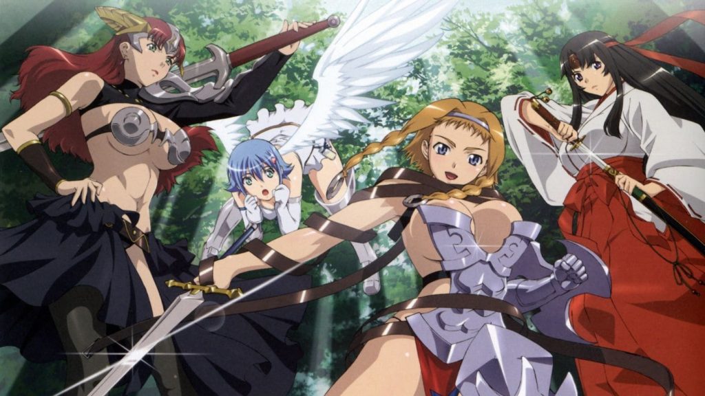queens blade the exiled virgin best ecchi anime of all time