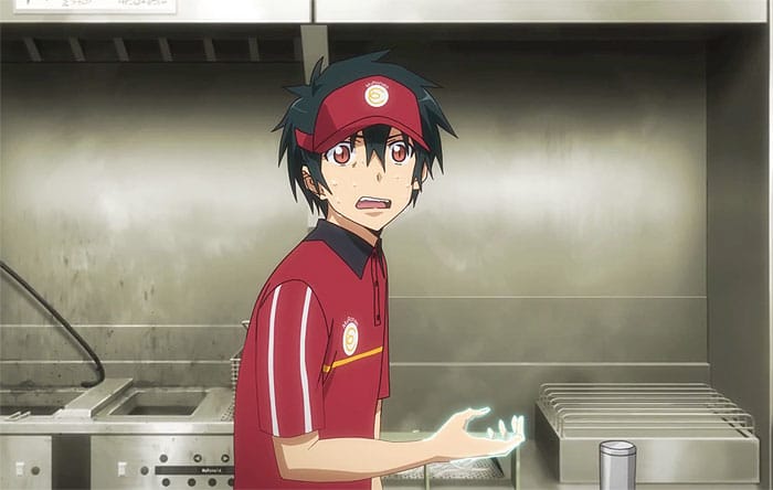 satan the devil is a part timer anime characters with green hair