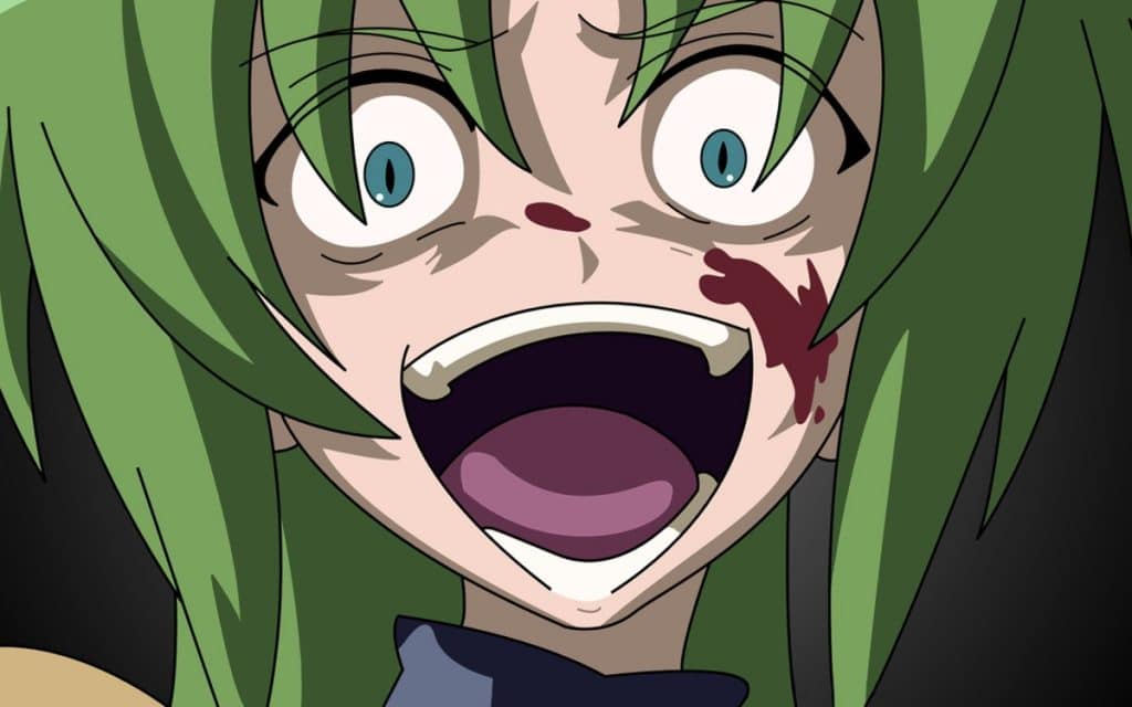 shion sonozaki higurashi when they cry anime characters with green hair