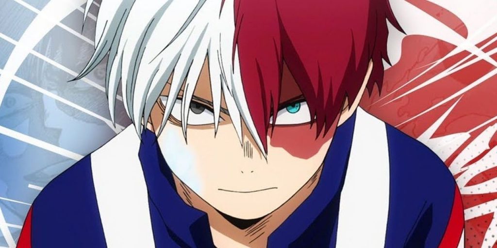 shouto todoroki my hero academia anime characters with white hair